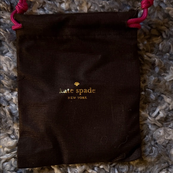 Kate Spade Light Blue Circular box with golden bracelets (6 chained together) - Picture 3 of 3